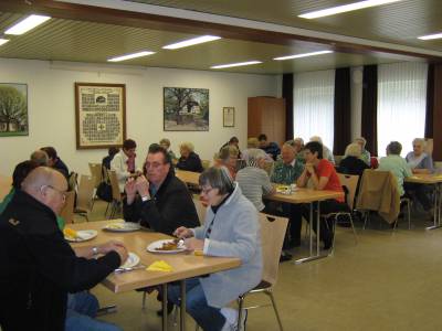 Gemtliches Beisammensein in der Seniorentagessttte.